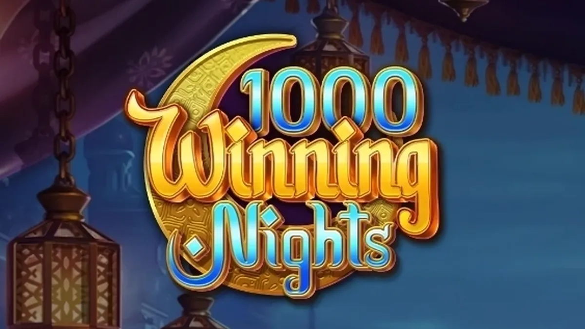 Makulay na disenyo ng 1000 Winning Nights slot machine